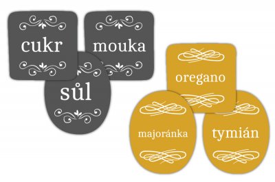RETRO - SADA domácnost (12ks) 