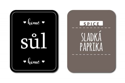 FRESH - SADA etiket 46x60mm (9ks)