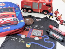 SADA HASIČ mini štítky (45ks)